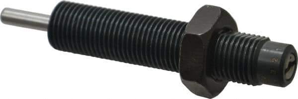 Parker - 9/16-18 Thread, 0.19 Rod Diam, 1/2 Stroke Length, Male Button Shock - 0.46 Shock Outside Diam, 3.59 OAL - Industrial Tool & Supply