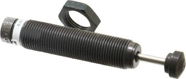 Parker - 3/4-16 Thread, 0.19 Rod Diam, 3/4 Stroke Length, Male Button Shock - 0.66 Shock Outside Diam, 4.67 OAL - Industrial Tool & Supply