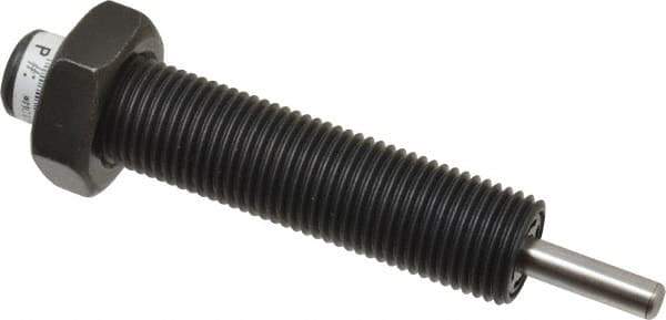 Parker - 9/16-18 Thread, 0.19 Rod Diam, 1/2 Stroke Length, Male Button Shock - 0.66 Shock Outside Diam, 3.41 OAL - Industrial Tool & Supply