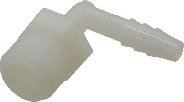 NewAge Industries - 1/4" Barb, 3/8 NPT, Multiple Barbed Tube Elbow - Nylon, Male - Industrial Tool & Supply