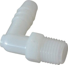NewAge Industries - 3/8" Barb, 1/4 NPT, Multiple Barbed Tube Elbow - Nylon, Male - Industrial Tool & Supply