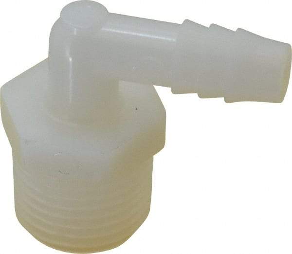 NewAge Industries - 3/8" Barb, 1/2 NPT, Multiple Barbed Tube Elbow - Nylon, Male - Industrial Tool & Supply