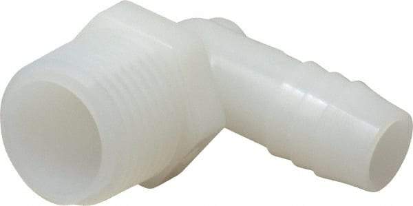 NewAge Industries - 1/2" Barb, 1/2 NPT, Multiple Barbed Tube Elbow - Nylon, Male - Industrial Tool & Supply
