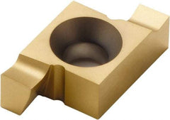 Seco - 206020EAR FA Grade CP500, 6mm Cutting Width Carbide Grooving Insert - 6mm Max Depth of Cut, Right Hand, TiAlN/TiN Finish - Industrial Tool & Supply