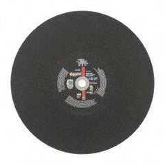 Norton - 20" Aluminum Oxide Cutoff Wheel - 5/32" Thick, 1" Arbor, 2,710 Max RPM, Use with Stationary Tools - Industrial Tool & Supply