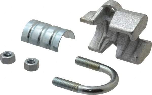 Campbell Fittings - 3/4" Hose, Single U-Bolt - Plated Steel - Industrial Tool & Supply