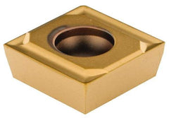 Kennametal - SPHX090304 R20 Grade KC7140 Carbide Indexable Drill Insert - TiN/TiCN Finish, Square, 3/8" Inscribed Circle - Industrial Tool & Supply