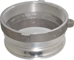 EVER-TITE Coupling Products - 6" Aluminum Cam & Groove Suction & Discharge Hose Male Adapter Female NPT Thread - Part A, 6" Thread, 75 Max psi - Industrial Tool & Supply