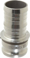 EVER-TITE Coupling Products - 3" Aluminum Cam & Groove Suction & Discharge Hose Male Adapter Hose Shank - Part E, 125 Max psi - Industrial Tool & Supply