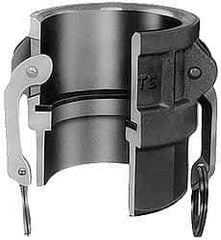 EVER-TITE Coupling Products - 3" Aluminum Cam & Groove Suction & Discharge Hose Female Coupler Female NPT Thread - Part D, 3" Socket Weld Thread, 125 Max psi - Industrial Tool & Supply