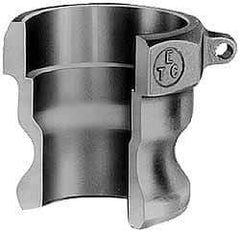 EVER-TITE Coupling Products - 5" Aluminum Cam & Groove Suction & Discharge Hose Male Adapter Female NPT Thread - Part A, 5" Butt Weld Thread, 75 Max psi - Industrial Tool & Supply