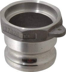 EVER-TITE Coupling Products - 2-1/2" Aluminum Cam & Groove Suction & Discharge Hose Male Adapter Female NPT Thread - Part A, 2-1/2" Socket Weld Thread, 150 Max psi - Industrial Tool & Supply