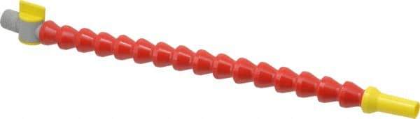 Value Collection - 3 Piece, 14" Hose Length, 3/8" ID, POM Coolant Hose Kit - 3/8 NPT, Round Nozzle, For Snap Flow Modular Hose Systems - Industrial Tool & Supply