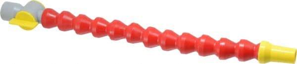 Value Collection - 3 Piece, 13" Hose Length, 1/2" ID, POM Coolant Hose Kit - 1/2 NPT, Round Nozzle, For Snap Flow Modular Hose Systems - Industrial Tool & Supply