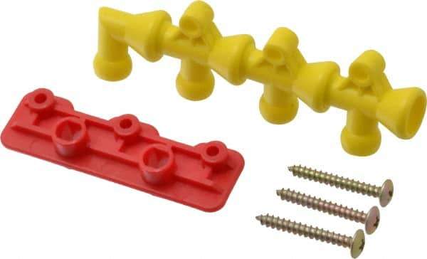 Value Collection - 1/4" Hose Inside Diam, Coolant Hose Manifold - For Use with Snap Together Hose System, 8 Pieces - Industrial Tool & Supply