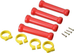 Value Collection - 1/2" Hose Inside Diam, Coolant Hose Extension Element Kit - Includes (4) 1/2" Element Clamps, (4) 1/2" Extension Elements, for Use with Snap Together Hose System, 8 Pieces - Industrial Tool & Supply