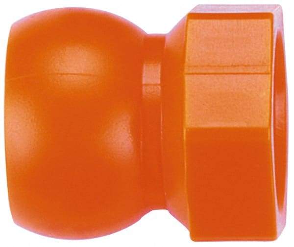 Value Collection - 4 Piece, 1/2" Hose ID, Male to Female Coolant Hose Flare Nut Adapter - 5/8" Thread, For Snap Flow Modular Hose Systems - Industrial Tool & Supply