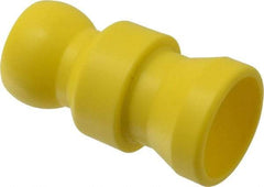 Value Collection - 2 Piece, 1/2" ID Coolant Hose Connection Valve - Male to Female Connection, POM Body, Unthreaded, Use with Snap Together Hose Systems - Industrial Tool & Supply