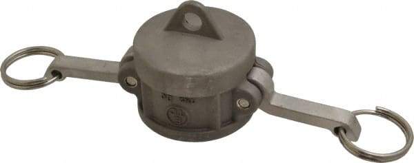 EVER-TITE Coupling Products - 1-1/2" Stainless Steel Cam & Groove Suction & Discharge Hose Dust Cap For Use with Adapters - Part DC, 250 Max psi - Industrial Tool & Supply