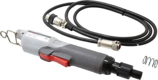 Ingersoll-Rand - lnline Handle, 700 RPM, 0.5 to 10.44 In/Lb Torque, Electric Screwdriver - 1/4" Bit Holder, 24 Volts, 0.45 Amps - Industrial Tool & Supply