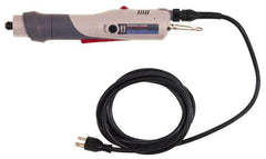 Ingersoll-Rand - lnline Handle, 2,000 RPM, 5 to 15 In/Lb Torque, Electric Screwdriver - 1/4" Bit Holder, 115 Volts, 0.45 Amps - Industrial Tool & Supply