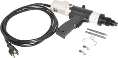 Ingersoll-Rand - Pistol Grip Handle, 400 RPM, 15 to 40 In/Lb Torque, Electric Screwdriver - 1/4" Bit Holder, 115 Volts, 0.45 Amps - Industrial Tool & Supply