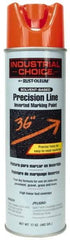Rust-Oleum - 17 fl oz Red Marking Paint - 600' to 700' Coverage at 1" Wide, Solvent-Based Formula - Industrial Tool & Supply