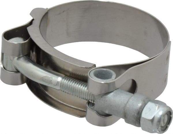 Campbell Fittings - 1-7/8" Hose, 3/4" Wide x 0.025" Thick, T-Bolt Band Clamp - Stainless Steel - Industrial Tool & Supply