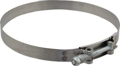 Campbell Fittings - 7-1/4" Hose, 3/4" Wide x 0.025" Thick, T-Bolt Band Clamp - Stainless Steel - Industrial Tool & Supply