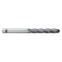 6mm Dia. - 102mm OAL - Bright CBD - Ball End SE EM - 4 FL - Industrial Tool & Supply