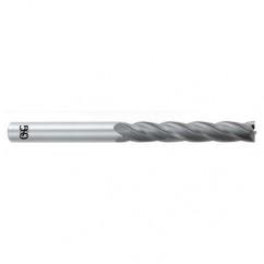 12mm Dia. x 153mm Overall Length 4-Flute Square End Solid Carbide SE End Mill-Round Shank-Center Cutting-Uncoated - Industrial Tool & Supply
