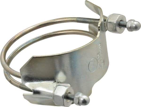 Kuriyama of America - 3" Hose, Spiral Double Bolt Hose Clamp - Plated Steel - Industrial Tool & Supply