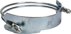 Kuriyama of America - 8" Hose, Spiral Double Bolt Hose Clamp - Plated Steel - Industrial Tool & Supply