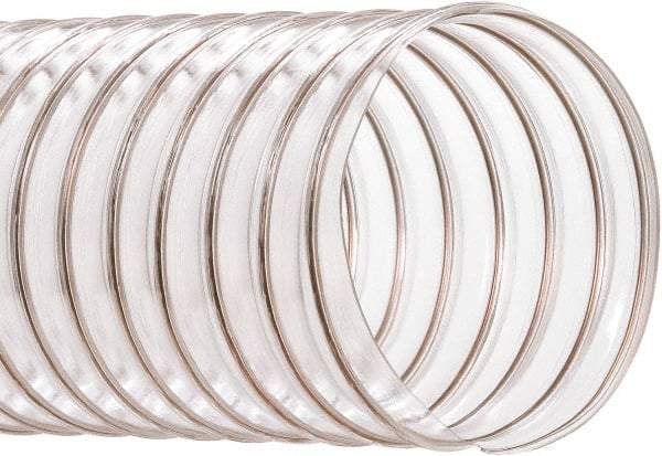 Hi-Tech Duravent - 4-1/2" ID, 25' Long, PVC Blower & Duct Hose - Clear, 6-1/4" Bend Radius, 15 In/Hg, 10 Max psi, -20 to 180°F, Abrasion and Chemical Resistant - Industrial Tool & Supply
