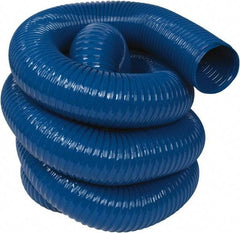 Hi-Tech Duravent - 5" ID, 25' Long, PVC Blower & Duct Hose - Blue, 6-3/4" Bend Radius, 14 In/Hg, 10 Max psi, -20 to 180°F, Abrasion and Chemical Resistant - Industrial Tool & Supply