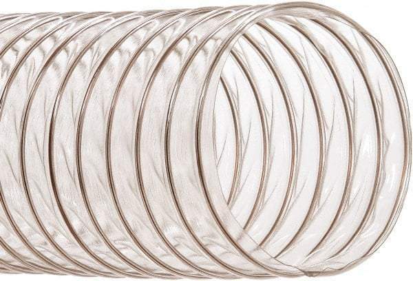 Hi-Tech Duravent - 10" ID, 50' Long, PVC Blower & Duct Hose - Clear, 8" Bend Radius, 1.75 In/Hg, 5 Max psi, -20 to 180°F, Chemical Resistant - Industrial Tool & Supply
