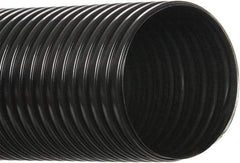 Hi-Tech Duravent - 2" ID, 50' Long, Polyethylene Blower & Duct Hose - Black, 3" Bend Radius, 14 In/Hg, 16 Max psi, -30 to 160°F, UV Resistant - Industrial Tool & Supply