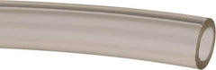 Made in USA - 1/2" ID x 3/4" OD, 1/8" Wall Thickness, Cut to Length (50' Standard Length) Plastic Tube - Clear, 36 Max psi, 63 Hardness - Industrial Tool & Supply
