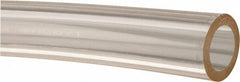 Made in USA - 1/2" ID x 3/4" OD, 1/8" Wall Thickness, Cut to Length (50' Standard Length) Plastic Tube - Clear, 25 Max psi, 40 Hardness - Industrial Tool & Supply