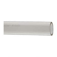 Made in USA - 1" ID x 1-1/4" OD, 1/8" Wall Thickness, Cut to Length (50' Standard Length) Plastic Tube - Clear, 14 Max psi, 40 Hardness - Industrial Tool & Supply