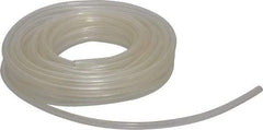 Made in USA - 1/4" ID x 3/8" OD, 1/16" Wall Thickness, 50' Long, Tygon Tube - Clear, 32 Max psi, 64 Hardness - Industrial Tool & Supply