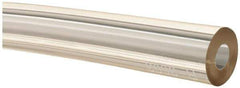 Made in USA - 3/8" ID x 7/8" OD, 1/4" Wall Thickness, Cut to Length (50' Standard Length) Tygon Tube - Clear, 50 Max psi, 40 Hardness - Industrial Tool & Supply