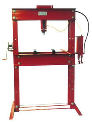 Enco - 45 Ton Hydraulic Shop Press - 6.88 Inch Stroke - Industrial Tool & Supply