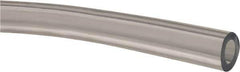 Made in USA - 3/8" ID x 5/8" OD, 1/8" Wall Thickness, Cut to Length (50' Standard Length) Plastic Tube - Clear, 14 Max psi, 63 Hardness - Industrial Tool & Supply