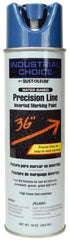 Rust-Oleum - 17 fl oz Blue Marking Paint - 600' to 700' Coverage at 1" Wide, Water-Based Formula - Industrial Tool & Supply