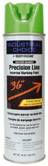 Rust-Oleum - 17 fl oz Green Marking Paint - 600' to 700' Coverage at 1" Wide, Water-Based Formula - Industrial Tool & Supply