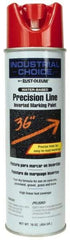 Rust-Oleum - 17 fl oz Red Marking Paint - 600' to 700' Coverage at 1" Wide, Water-Based Formula - Industrial Tool & Supply