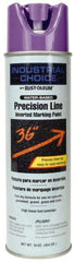 Rust-Oleum - 17 fl oz Purple Marking Paint - 600' to 700' Coverage at 1" Wide, Water-Based Formula - Industrial Tool & Supply