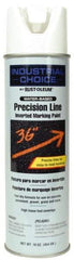 Rust-Oleum - 17 fl oz White Marking Paint - 600' to 700' Coverage at 1" Wide, Water-Based Formula - Industrial Tool & Supply