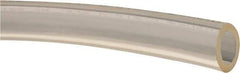 Made in USA - 1/2" ID x 3/4" OD, 1/8" Wall Thickness, Cut to Length (100' Standard Length) Polyurethane Tube - Clear, 41 Max psi - Industrial Tool & Supply